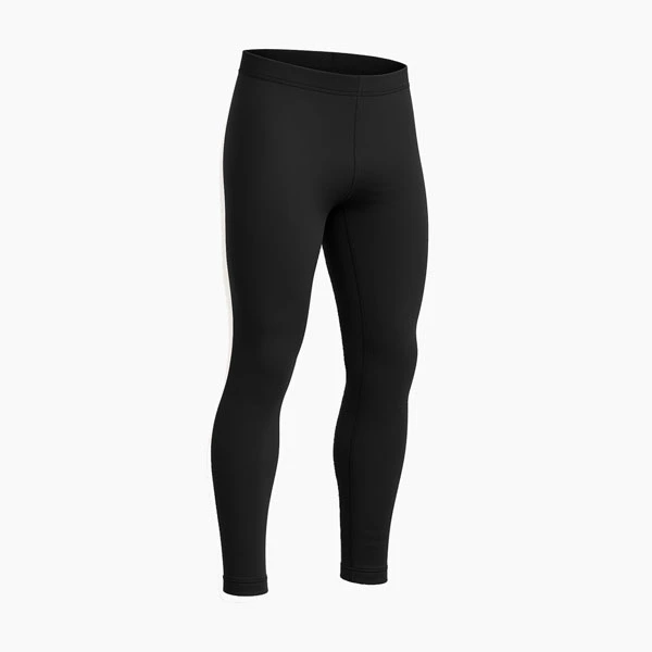 RideFlex Black Motorcycle Under Pants – 3/4 Front View