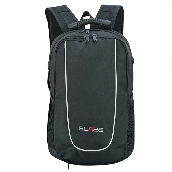 Ravico Black Motorcycle Backpack – Front View Riding Storage Bag