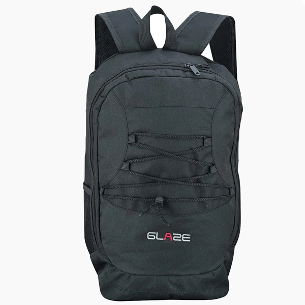 Ventro Black Motorcycle Backpack – Front View Riding Gear Bag