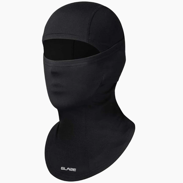 Balacore Black Motorcycle Balaclava Face Mask – 3/4 View