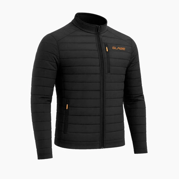 Shield Black Mid Layer Motorcycle Jacket 3/4 View