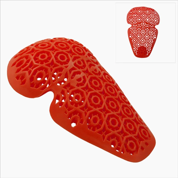 Level 1 Red Internal Shoulder Protector Hex Airflow CE Motorcycle Armor