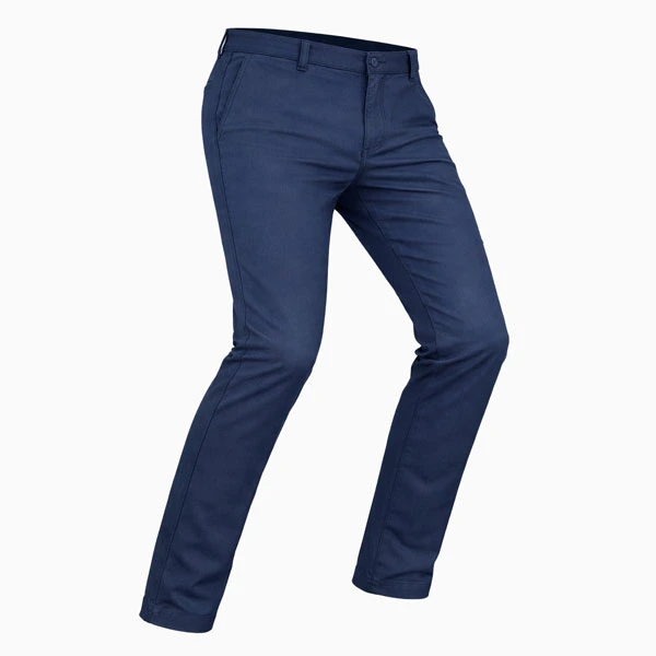 Kevtor Navy Motorcycle Chino Pants 3/4 View