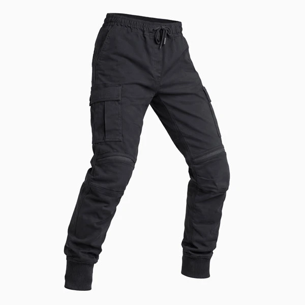 Axion Black Motorcycle Cargo Jogger 3/4 View