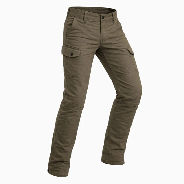 Rattle Olive Motorcycle Cargo Pants 3/4 View