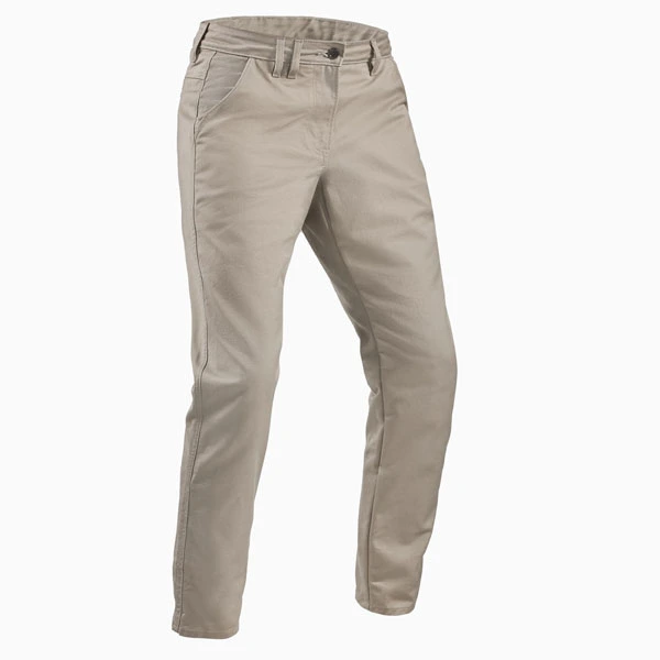 Raider Beige Motorcycle Chino Pants 3/4 View