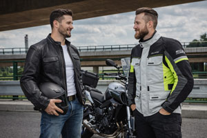 Motorcycle jacket for touring, sport and urban use