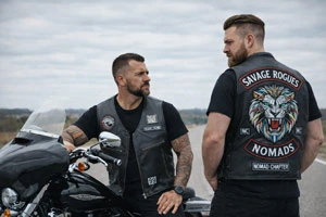 Motorcycle vest coats for urban and touring riders
