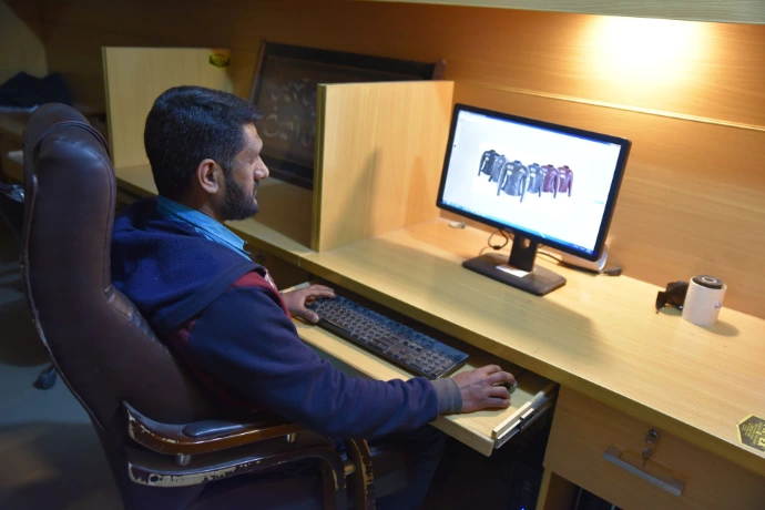 Motorcycle apparel design and creative development department at Glaze MFG