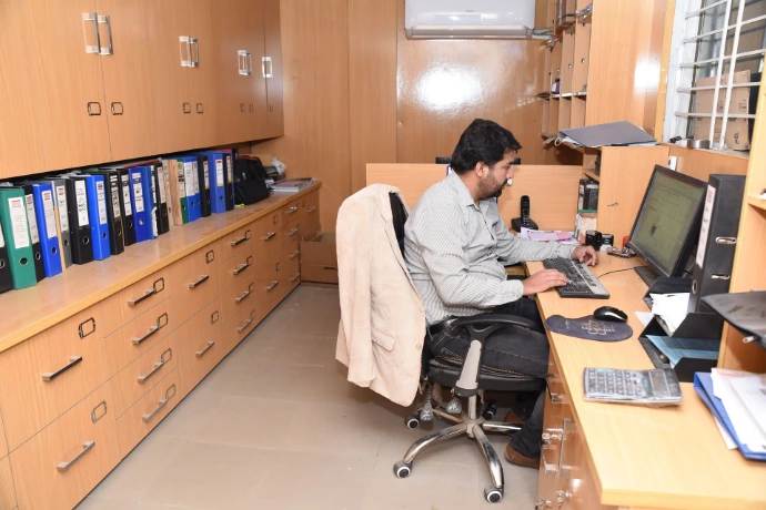 Finance and accounts department at Glaze MFG in Sialkot Pakistan